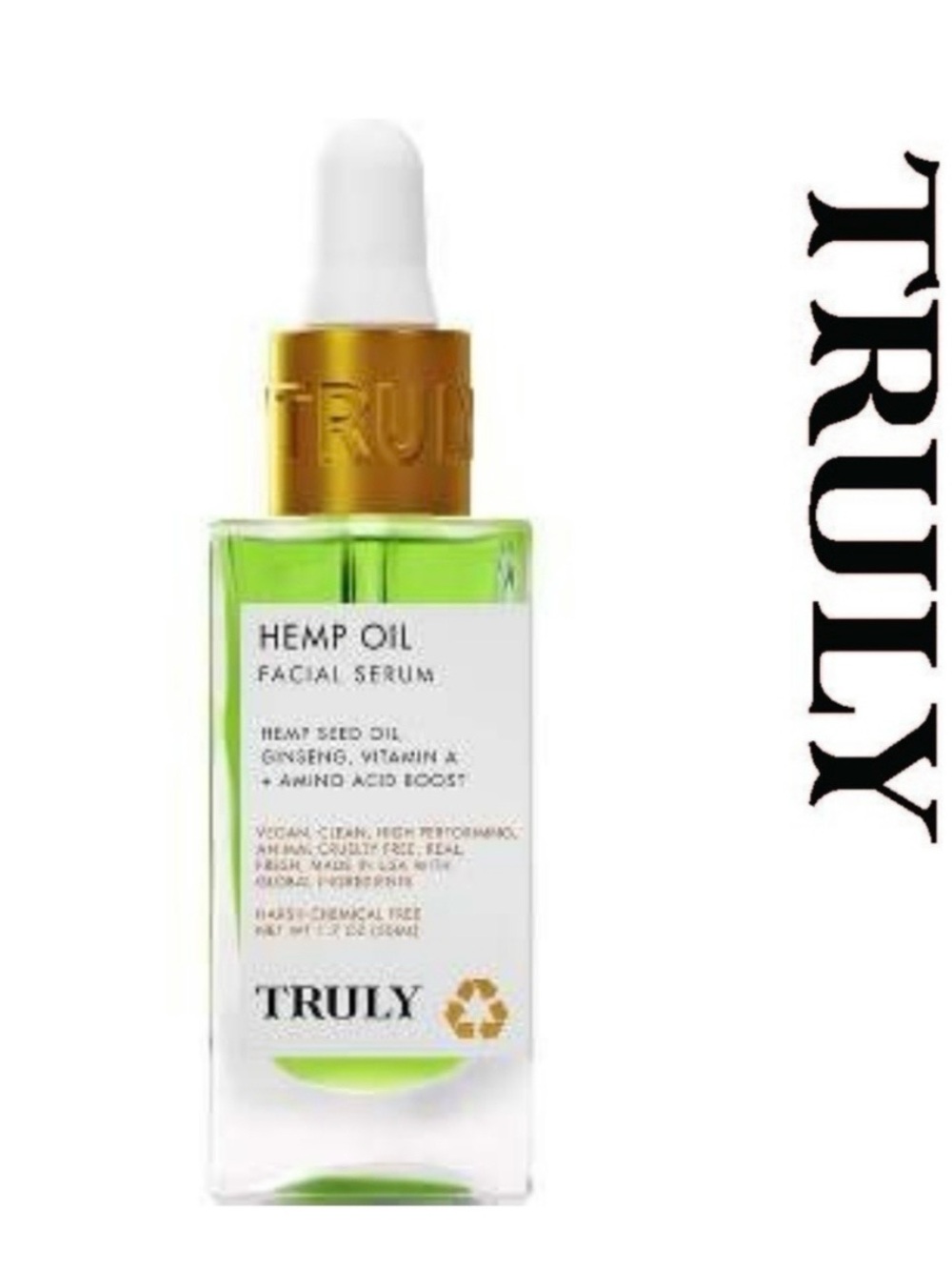 TRULY Hemp Oil Facial Serum